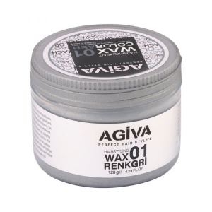 Agiva Color Wax 01 Grey Воск для волос серый 120 мл — Makeup market