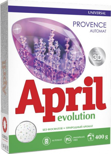 Сонца Порошок April Evolution 400 г автомат Provence Универсальный — Makeup market