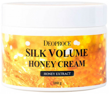 Deoproce Moisture Silk Volume Honey Cream Крем для лица питательный на основе меда 100 г — Makeup market