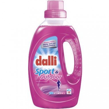 Dalli Спорт оутдоор специальное моющее средство для современных тканей смешанных и дышащих для повседневной одежды и спорта 1,1 л — Makeup market
