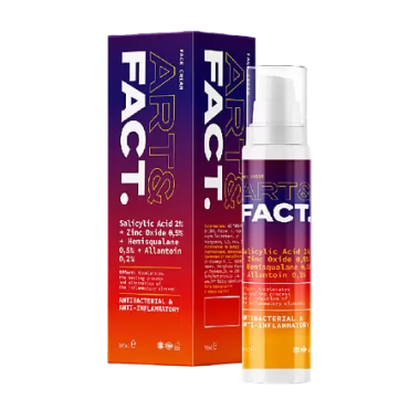 Art&amp;Fact Крем-актив для проблемной кожи и точечного действия Salicylic Acid 2% Zinc 30 ml — Makeup market
