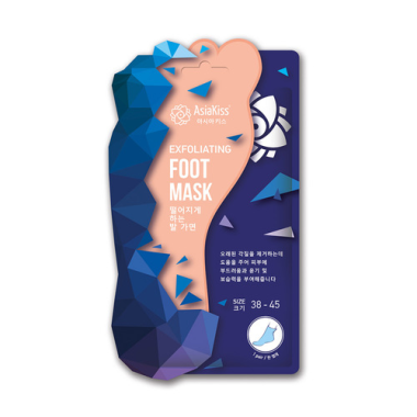 AsiaKiss Маска-носки для ног отшелушивающая Peeling foot mask 38-45 размер — Makeup market