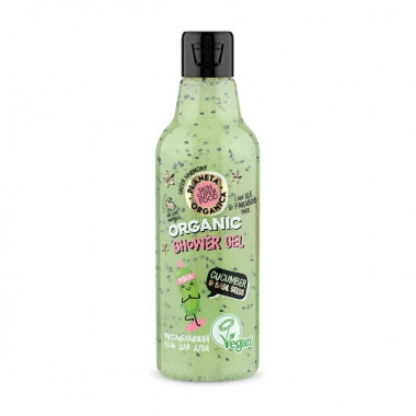 Planeta Organica Skin Super Food Гель для душа Расслабляющий Cucumber&amp;basil seeds 250 мл — Makeup market