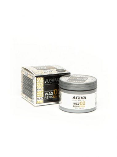 Agiva Color Wax 02 Black Воск для волос черный 120 мл — Makeup market