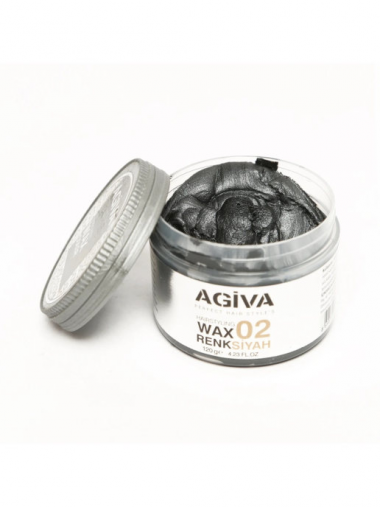 Agiva Color Wax 02 Black Воск для волос черный 120 мл — Makeup market