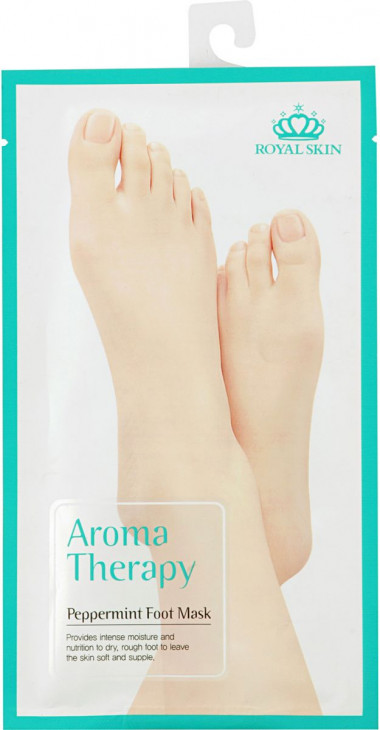Royal Skin Увлажняющие носки Aromatherapy peppermint — Makeup market