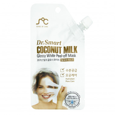 Dr.Smart Маска-пленка с кокосовым молоком — Makeup market