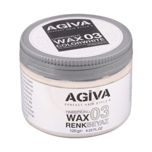 Agiva Color Wax 03 White Воск для волос белый 120 мл — Makeup market
