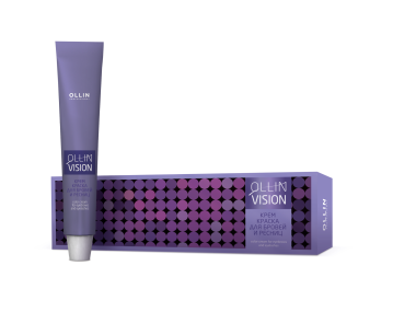 Ollin VISION Крем-краска для бровей ГРАФИТ 20мл — Makeup market