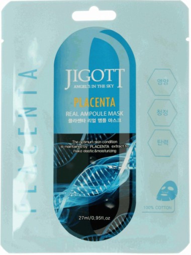 Jigott Ампульная маска с плацентой 27 мл — Makeup market