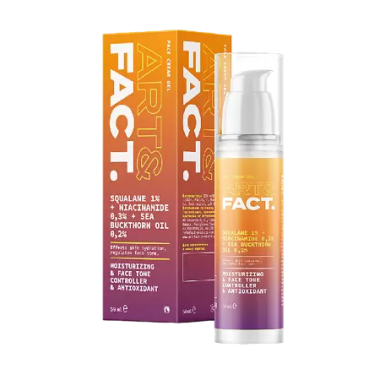 Art&amp;Fact Крем-гель легкий увлажняющий для лица Squalane 1% Niacinamide 0,3% 50 ml — Makeup market