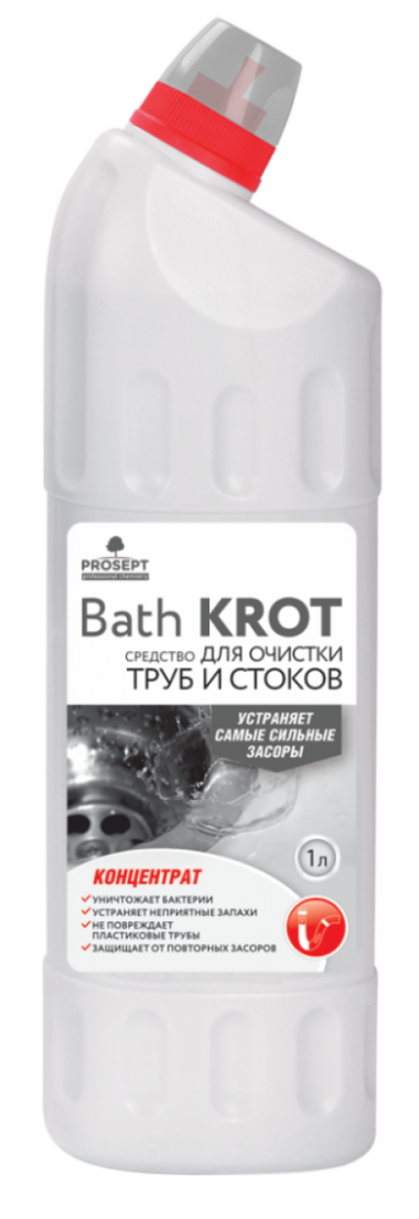 Prosept Bath Krot средство для устранения засоров в трубах Концентрат 1 л — Makeup market
