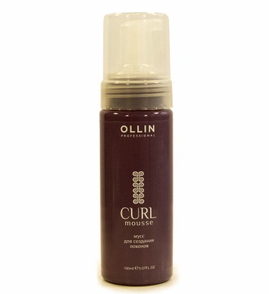 Ollin CURL HAIR Мусс для создания локонов 150мл — Makeup market