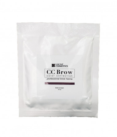 CC Brow Хна для бровей CC Brow в саше (темно-коричневый),10гр — Makeup market