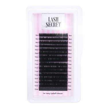 Pro Взгляд Черные реcницы Lash Secret 0,07 C 13 mm 16 линий — Makeup market