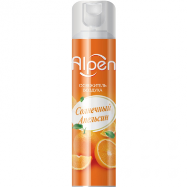 Alpen освежитель воздуха Солнечный Апельсин 300 мл *12 — Makeup market