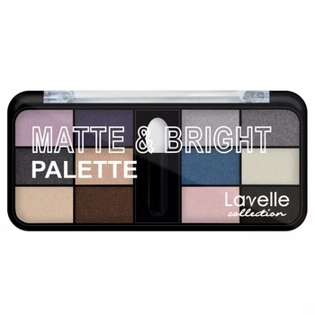LavelleCollection Тени для век 12-ти цветные Matte &amp; Bright тон 02 ES23-02 — Makeup market