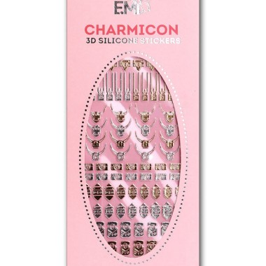 E.Mi Декор для ногтей Charmicon 3D Silicone Stickers — Makeup market